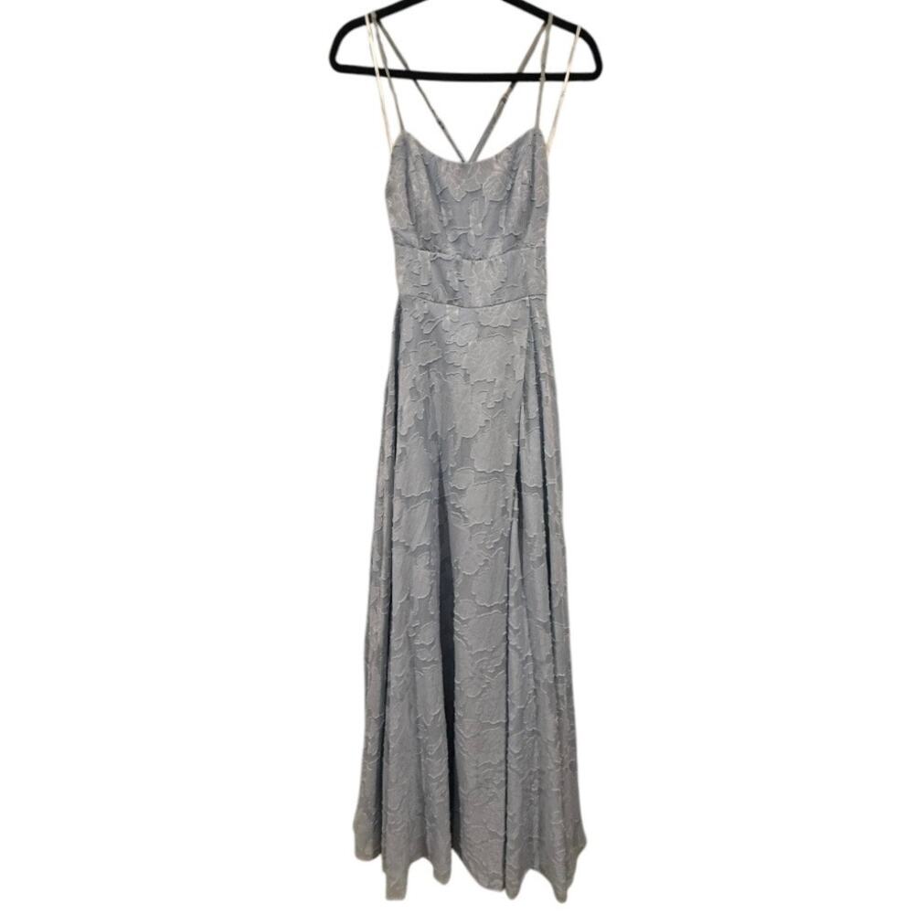Lulu's Light Blue Prom Dress - Picture 2 of 8